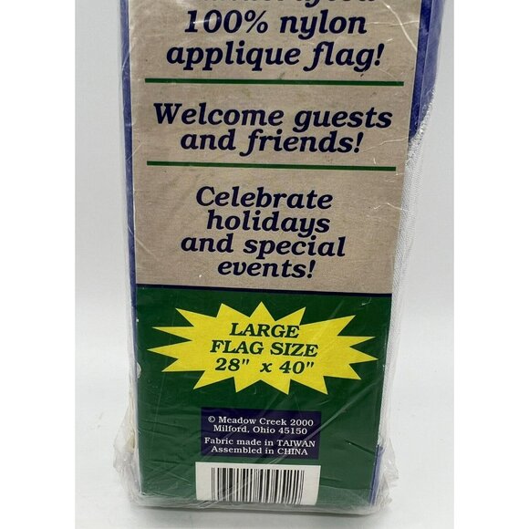 Meadow Creek Angel with Harp Decorative Flag Large 28x40 inches 00452 Christmas - Picture 3 of 6